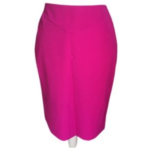 Worthington Fuchsia Hot Pink Pencil Skirt  6